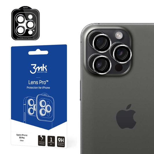 3mk Lens Protection Pro - Cameralensglas voor iPhone 15 Pro