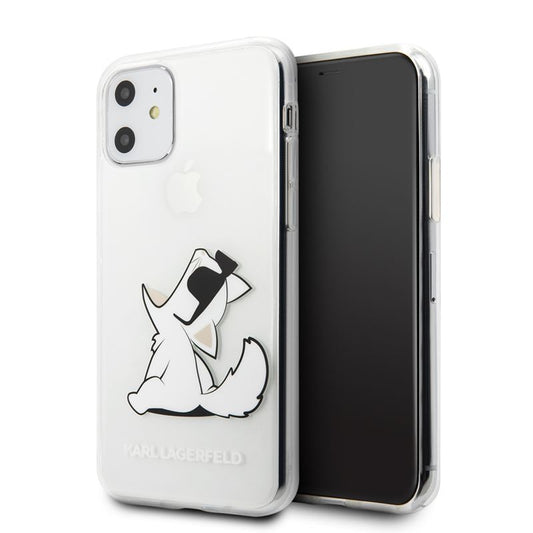 Karl Lagerfeld Choupette Fun - Hülle für iPhone 11 (Transparent)