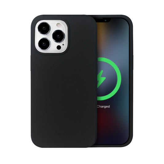 Crong Color Cover Magnetic Case for iPhone 13 Pro Max (Black)