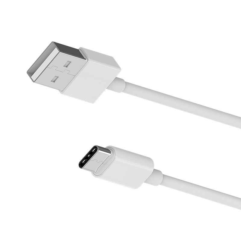 Borofone - USB-A - USB-C cable for data transmition and charging, 1 m (White)