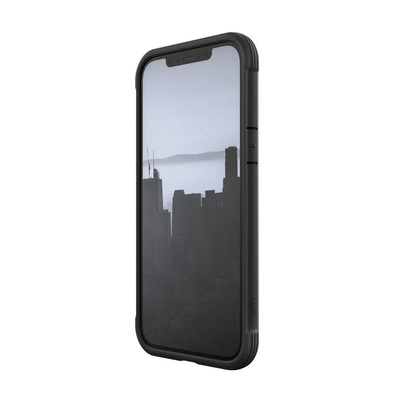 X-Doria Raptic Lux - aluminium behuizing voor iPhone 12 Pro Max (valtest 3m) (zwarte koolstofvezel)