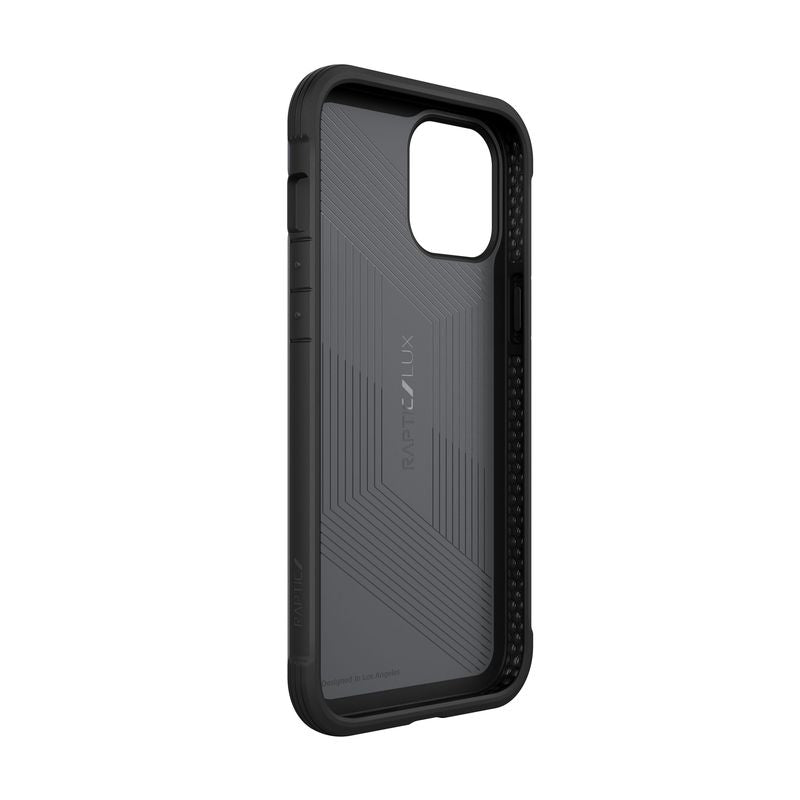 X-Doria Raptic Lux - aluminium behuizing voor iPhone 12 Pro Max (valtest 3m) (zwarte koolstofvezel)