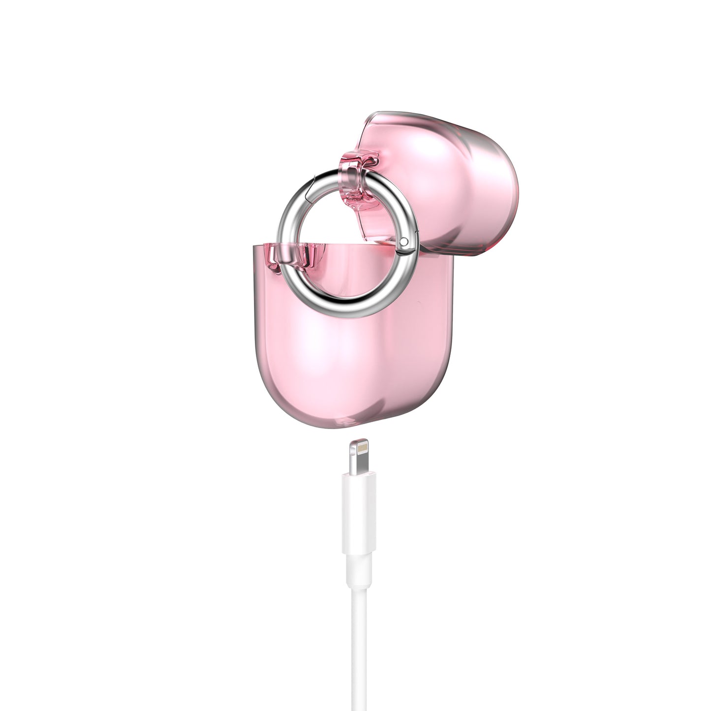 Speck Presidio Clear - Case for Apple Airpods 3 gen with Microban (Icy Pink)