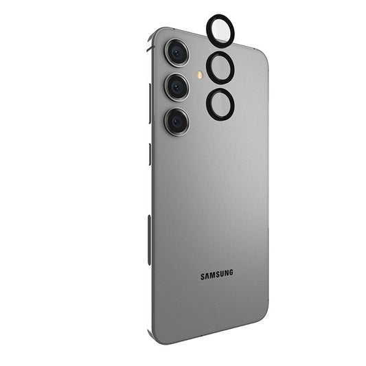 Case-Mate Aluminium Ring Lensbeschermer - Beschermglas voor de cameralens van de Samsung Galaxy S24+ (zwart)