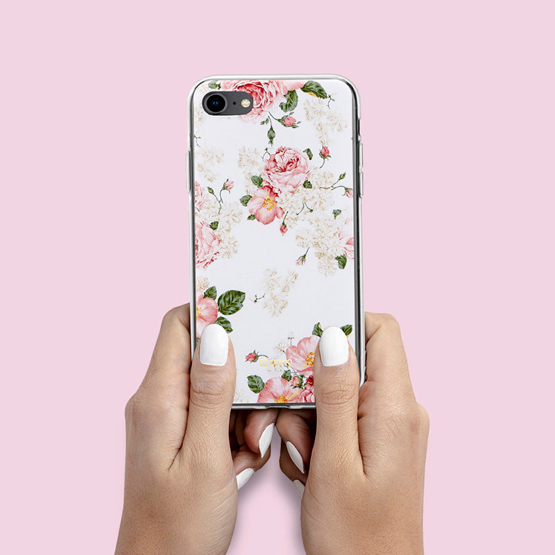 Crong Flower Case  Case for iPhone SE 2020 / 8 / 7 (pattern 02)