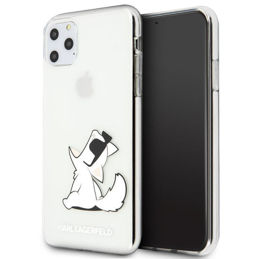 Karl Lagerfeld Choupette Fun - Hülle für iPhone 11 Pro Max (Transparent)