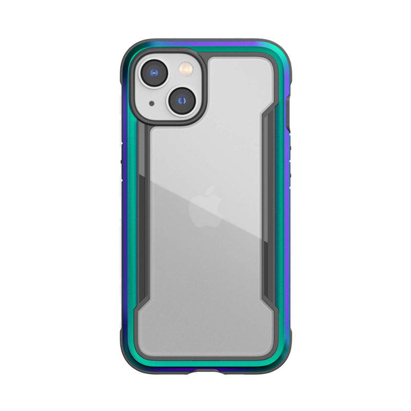 X-Doria Raptic Shield - Aluminum Case for iPhone 14 (Drop-Tested 3m) (Iridescent)