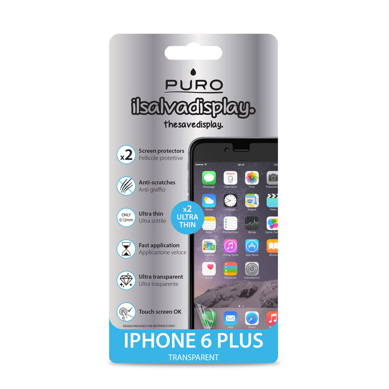 PURO Zwei Folien für den Bildschirm - iPhone 6s Plus / iPhone 6 Plus