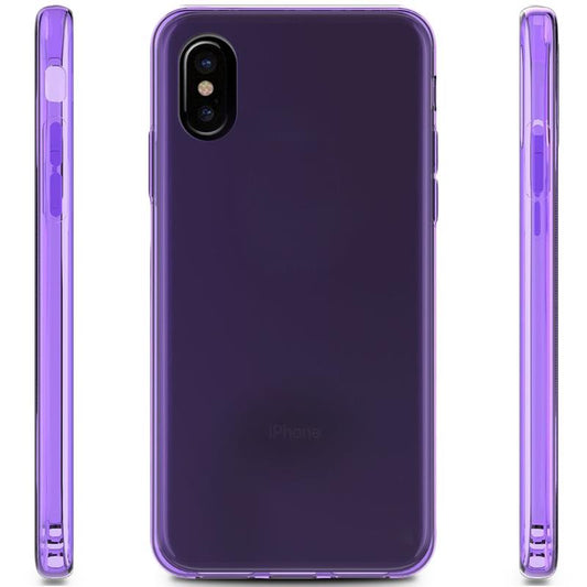 Zizo TPU Cover voor iPhone X (paars)