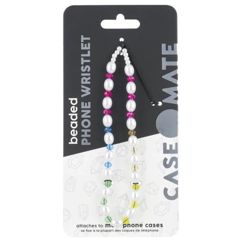 Case-Mate Universal Beaded Phone Wristlet - Universal phone lanyard (Jelly Bean Pearl)