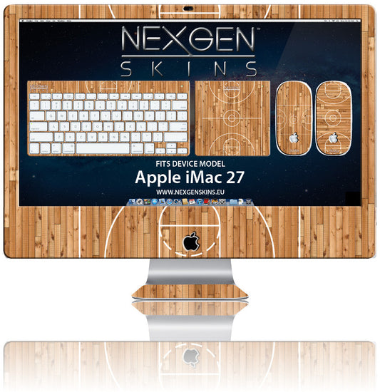 Nexgen-skins met 3D-effect voor iMac 27" (Hardwood Classic 3D)