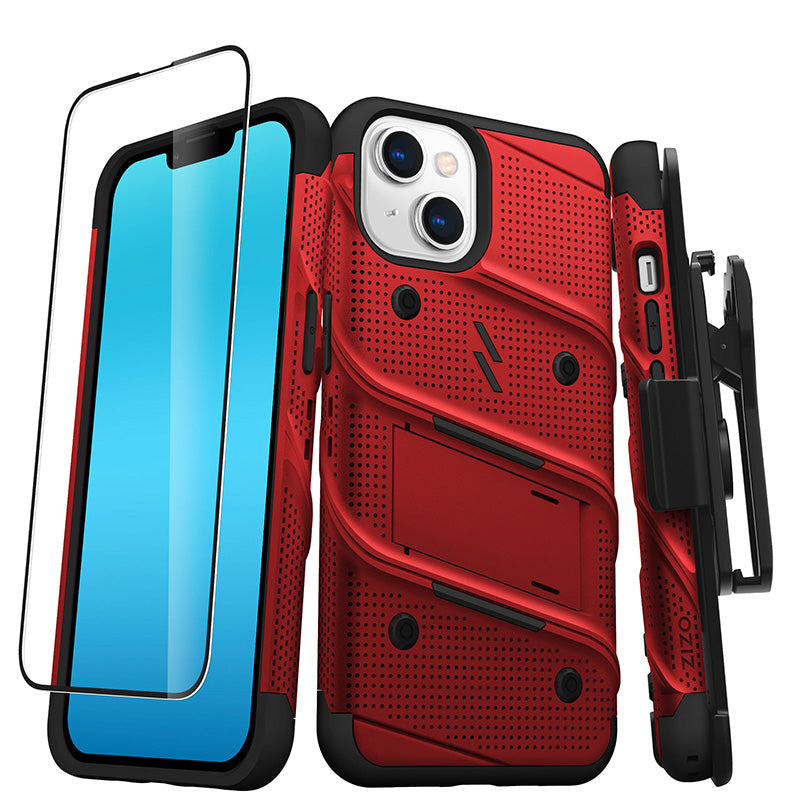 ZIZO BOLT Serie – Hülle für iPhone 14 (Rot)