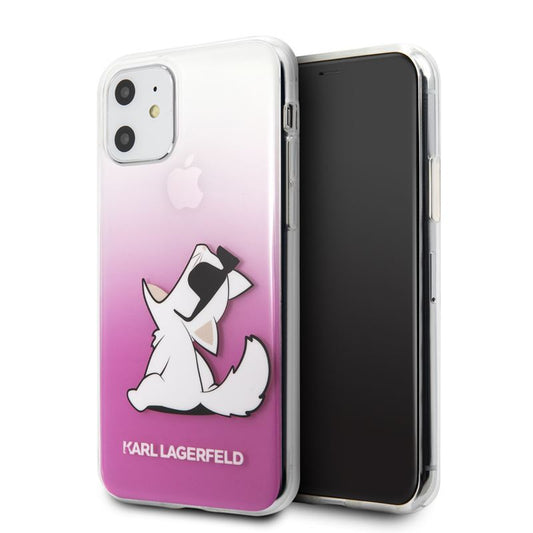 Karl Lagerfeld Choupette Fun - Hülle für iPhone 11 (Rosa)