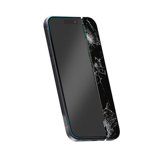 Crong 7D Nano Flexible Glass – Hybrid-Displayschutzfolie mit vollständiger Abdeckung 9H iPhone 14/13/13 Pro