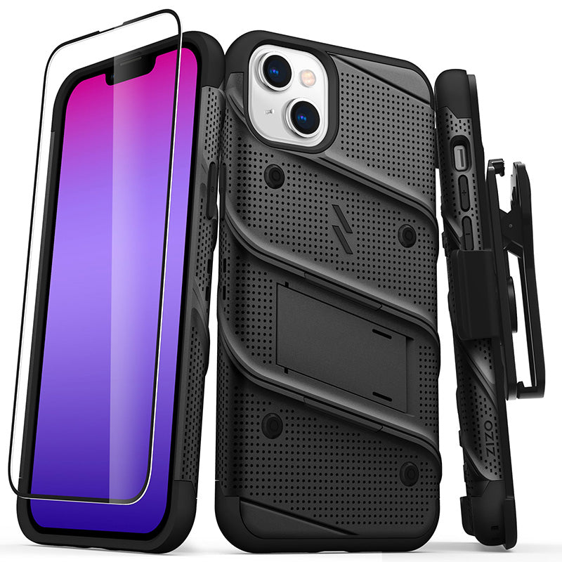 ZIZO BOLT Serie – Hülle für iPhone 14 Plus (Schwarz)