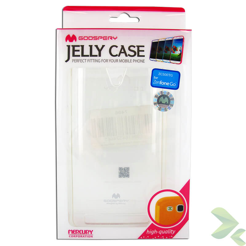 Mercury Transparent Jelly - Case voor Asus Zenfone Go 5.0 (helder)