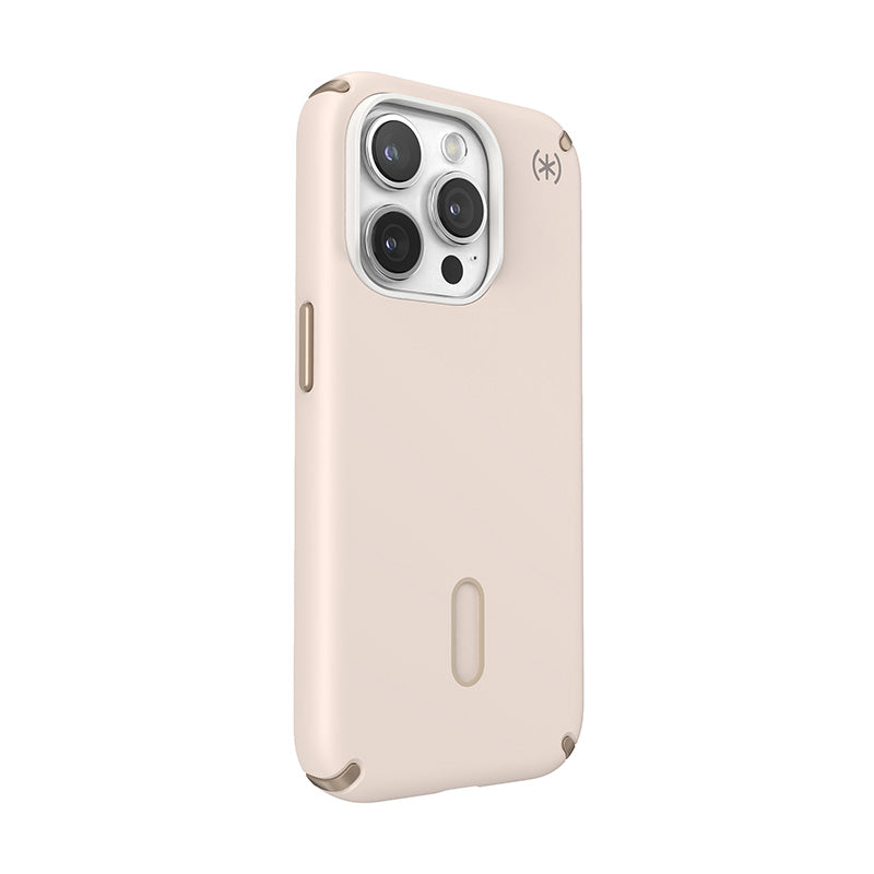 Speck Presidio2 Pro ClickLock & MagSafe - Case for iPhone 15 Pro (Bleached Bone / Heirloom Gold / Hazel Brown)