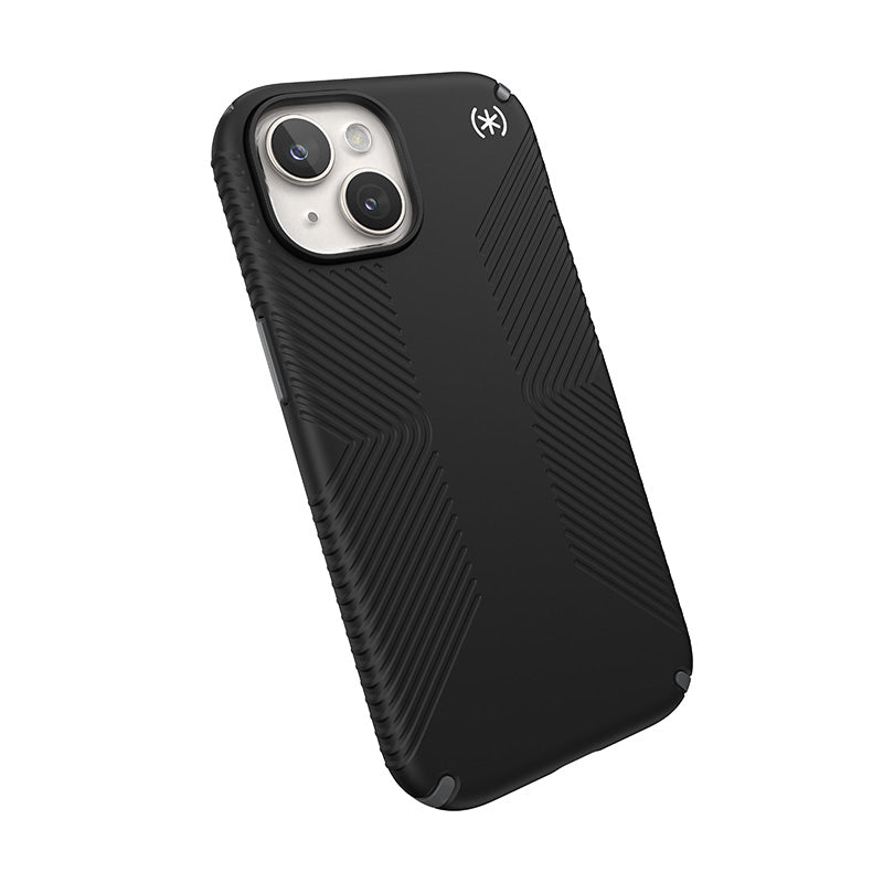 Speck Presidio2 Grip - Case for iPhone 15 / iPhone 14 / iPhone 13 (Black / Slate Grey / White)