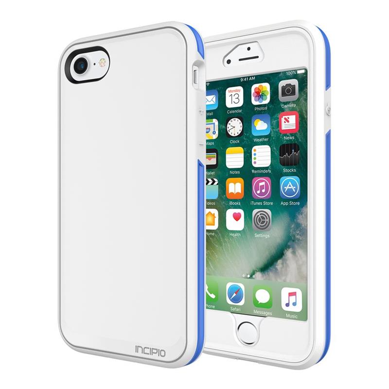 Incipio Performance Series Max iPhone 7 hoesje (wit/blauw)