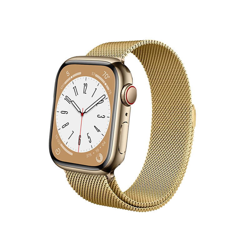 Crong Milano Steel for Apple Watch 42/44/45/49 mm (Gold)