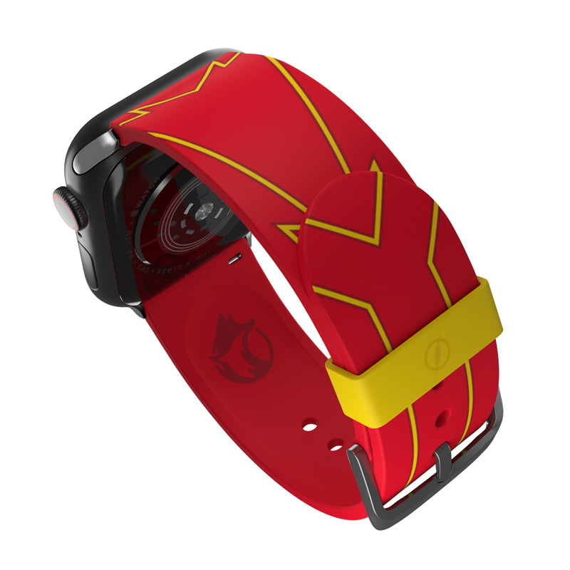 DC Comics - Band voor Apple Watch 38/40/41/42/44/45/49 mm (The Flash Tactical)