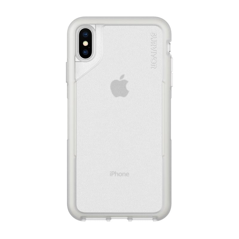 Griffin Survivor Endurance - Case for iPhone Xs Max (Clear/Gray)