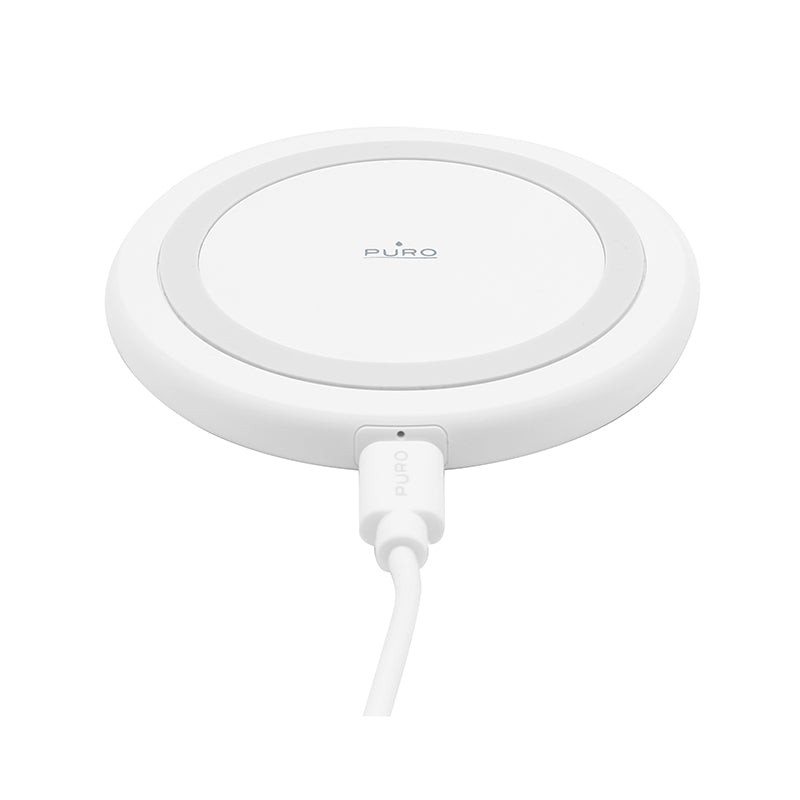 PURO Wireless Charging Station QI - Qi induktives kabelloses Ladegerät (weiß)