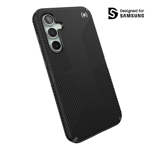 Speck Presidio2 Grip - Case voor Samsung Galaxy S23 FE (zwart/zwart/wit)