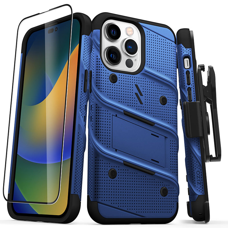 ZIZO BOLT Serie – Hülle für iPhone 14 Pro Max (Blau)