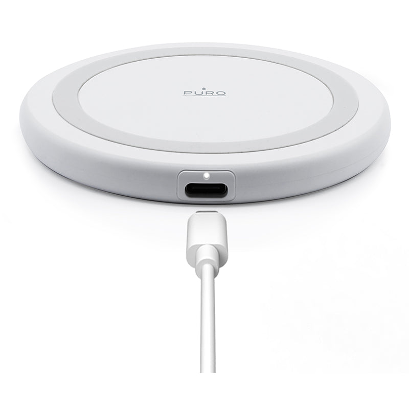 PURO Wireless Charging Station QI - Qi induktives kabelloses Ladegerät (weiß)