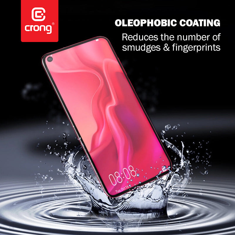 Crong 7D Nano Flexible Glass – Hybrid-Displayschutz mit vollständiger Abdeckung 9H Realme C11