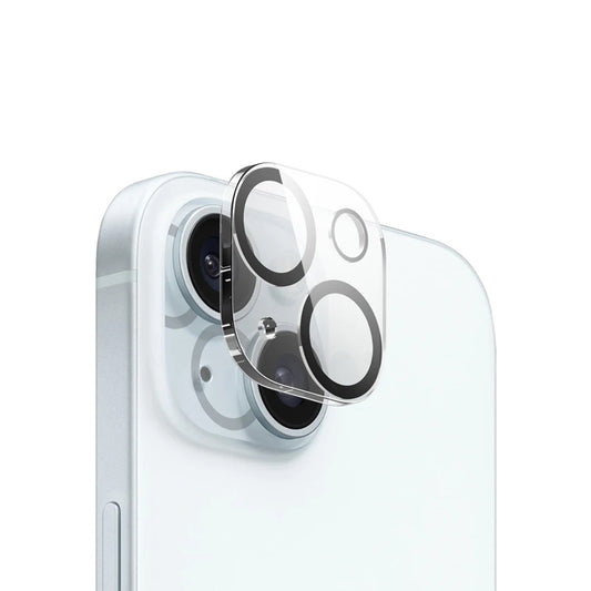 Crong Lens Shield - Camera- en lensglas voor iPhone 15 / iPhone 15 Plus