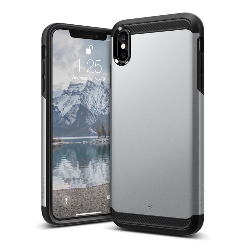 Caseology Legion Hülle für iPhone Xs Max (Silber)