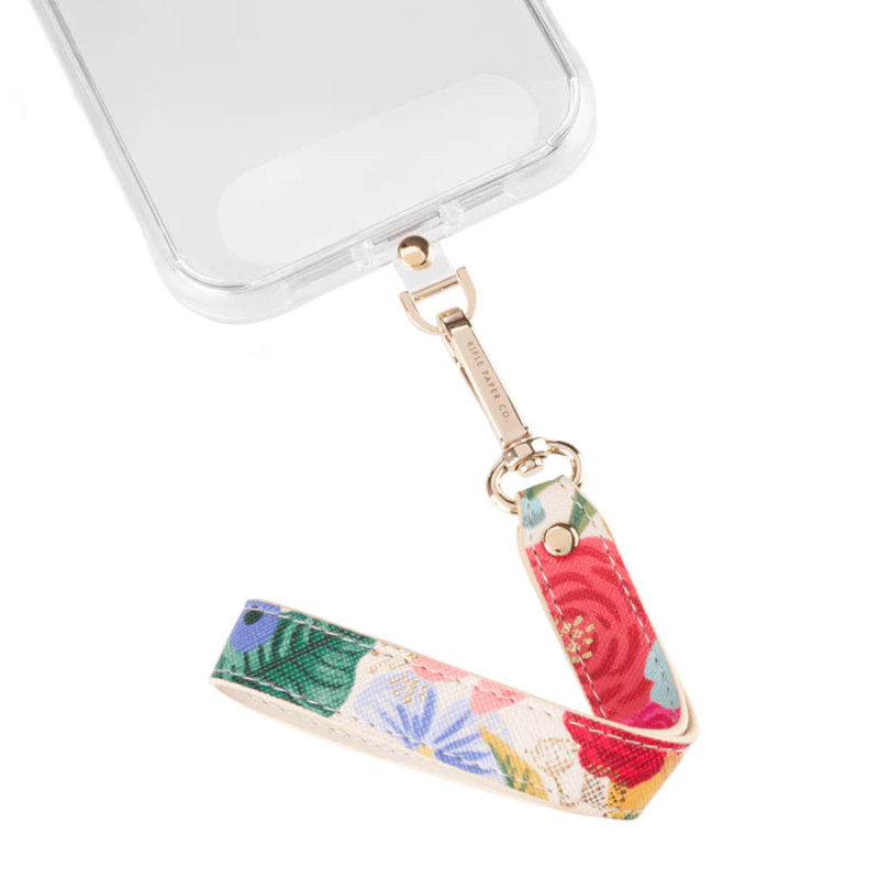 Rifle Paper Phone Wristlet – Universelles Telefonband (Garden Party Blush)