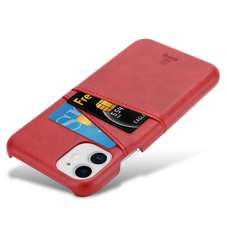 Crong Neat Cover - PU Leather Case for iPhone 11 Pro (red)