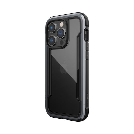 X-Doria Raptic Shield - aluminium hoesje voor iPhone 14 Pro (valtest 3m) (zwart)