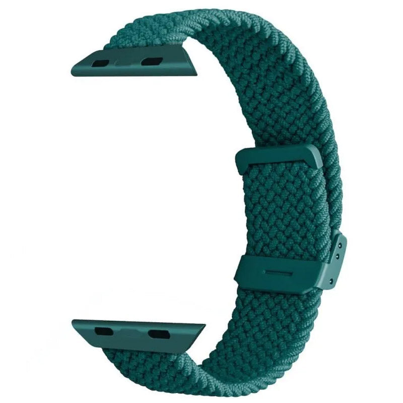 Puro Loop Band - Gevlochten band voor Apple Watch 38/40/41 mm (groen)