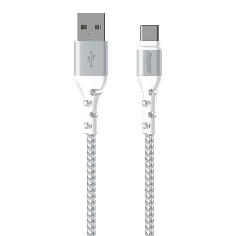 Energizer Ultimate – USB-A-zu-USB-C-Verbindungskabel 2 m (weiß)