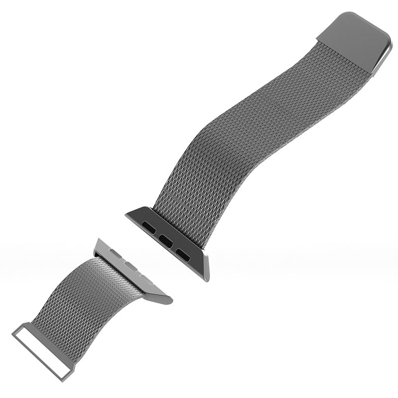 Puro Milanese magnetische band - roestvrijstalen band voor Apple Watch 42/44/45/49 mm (zilver)