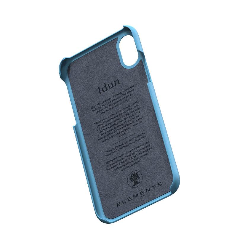 Nordic Elements Saeson Idun - Case for iPhone Xs / X (Petrol)