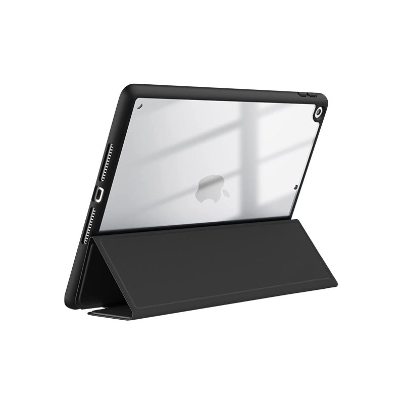 Crong PrimeFolio - Case voor iPad 10.2” (2021-2019) met standaard en Apple Pencil opladen (zwart)