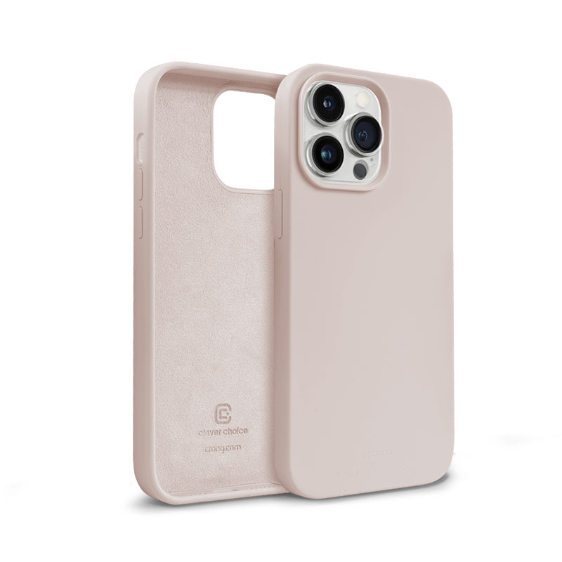 Crong Color Cover Liquid Silicone Case for iPhone 14 Pro (Sand Pink)