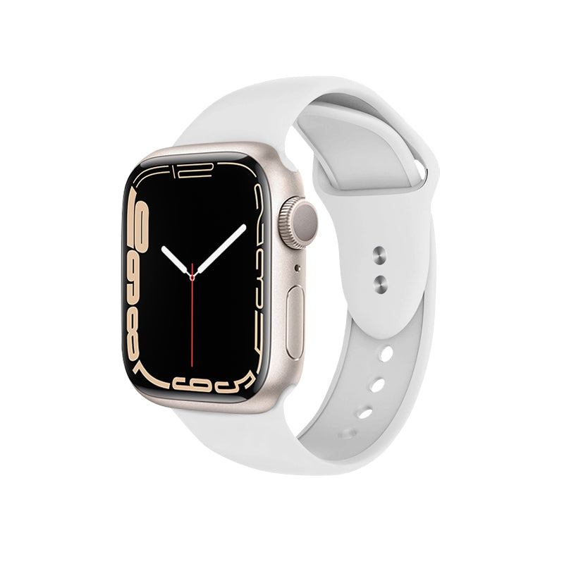 Crong Liquid Band for Apple Watch 42/44/45/49 mm (White)