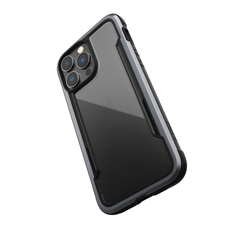 X-Doria Raptic Shield - aluminium hoesje voor iPhone 14 Pro Max (valtest 3m) (zwart)