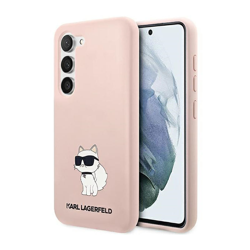 Karl Lagerfeld Silikon NFT Choupette - Hülle für Samsung Galaxy S23+ (Rosa)