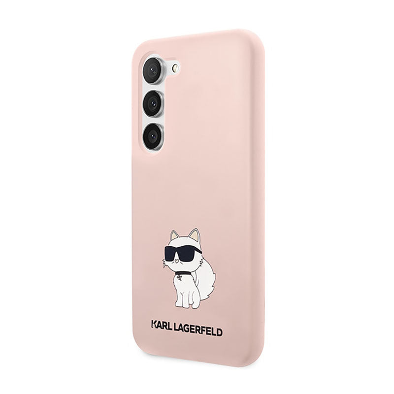 Karl Lagerfeld Silikon NFT Choupette - Hülle für Samsung Galaxy S23+ (Rosa)