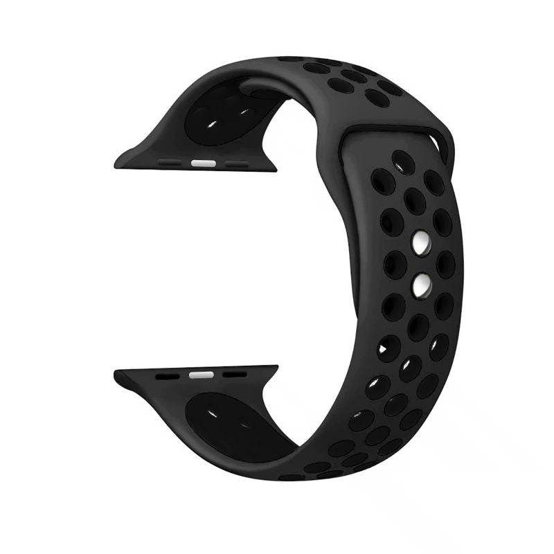 Crong Duo Sport - Band voor Apple Watch 38/40/41 mm (grijs / zwart)