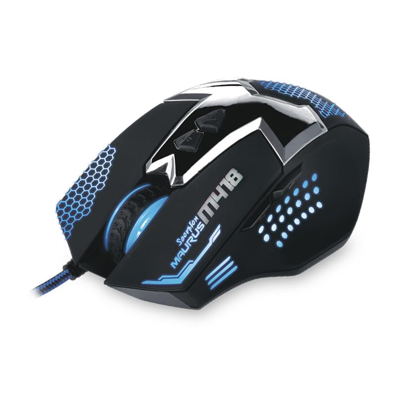 Marvo M418 – Optische Gaming-Maus 2400 DPI (Schwarz)