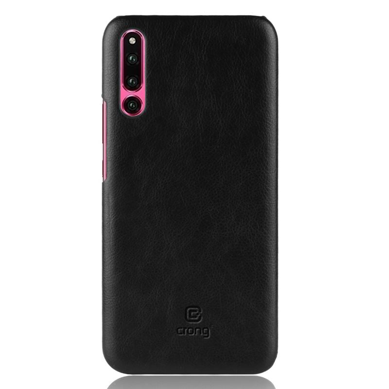 Crong Essential Cover - PU Leather Case for Huawei P30 (black)