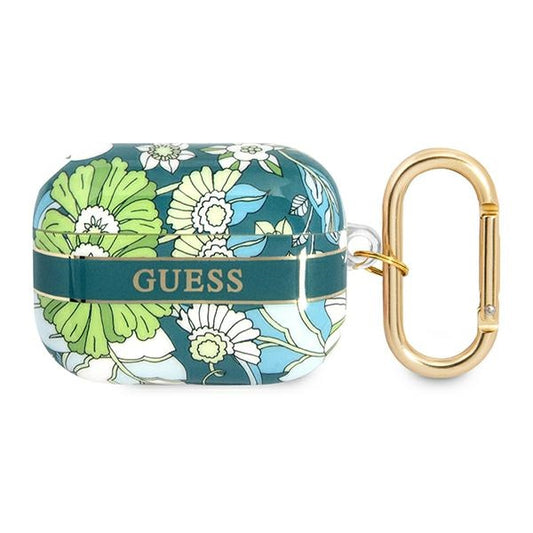 Guess Flower  Case for Airpods Pro (Green)